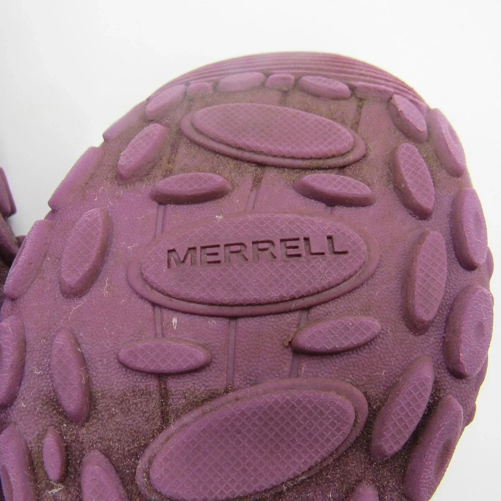 Merrell Hydro Sandals Kids 13M Grey Purple Excellent Water Shoes MK166974